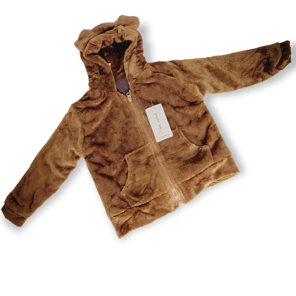 Toddler Teddy Bear Hooded Jacket